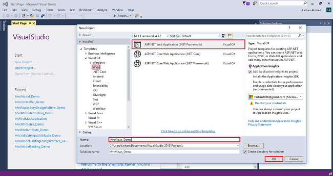 Views In ASP.NET MVC
